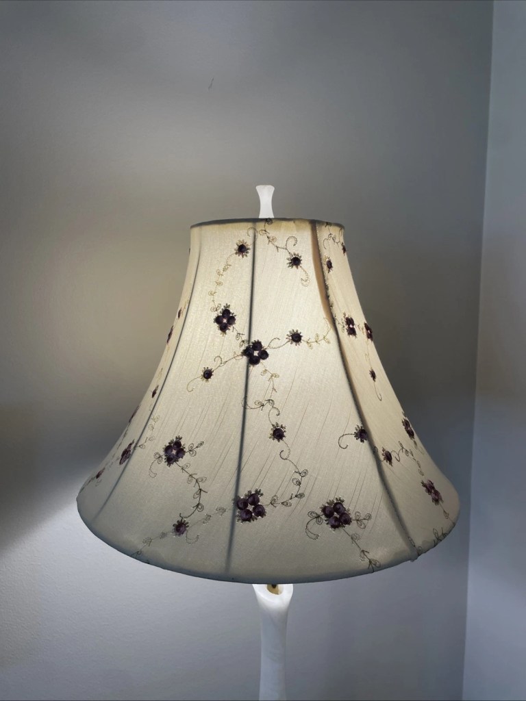 Bell Shape Lamp Shade, Aspen Creative Spider Construction Apricot 11x15”