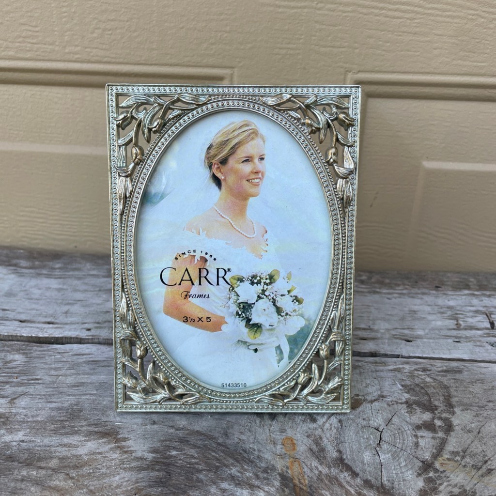 NEW IN BOX Carr Frames Romantic Occasions Bouquet Metal Frame for 5x3-1/2 Photo