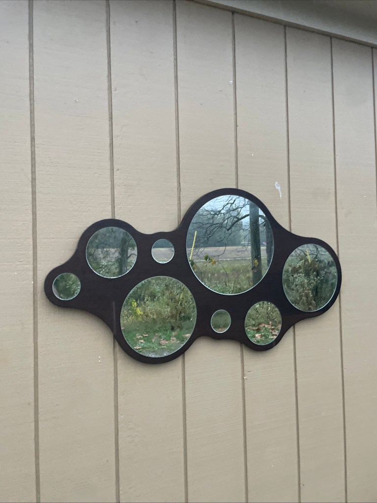 Share
Calligaris Bubbles Mirror Wood Frame Made In Italy 38x19